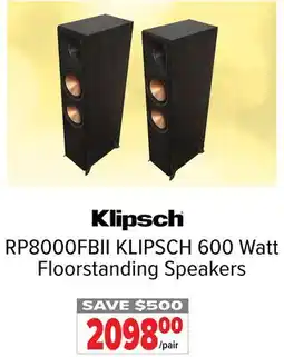 2001 Audio Video RP8000FBII 600 Watt Floorstanding Speakers offer