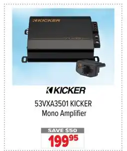 2001 Audio Video 53VXA3501 KICKER Mono Amplifier offer