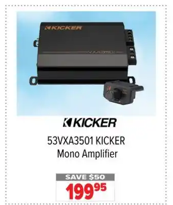 2001 Audio Video 53VXA3501 KICKER Mono Amplifier offer