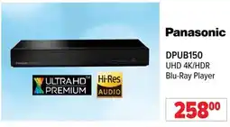 2001 Audio Video Panasonic DPUB150 UHD 4K/HDR Blu-Ray Player offer