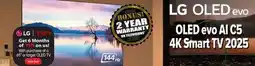 2001 Audio Video OLED55C5 LG 55 OLED evo AI C5 4K Smart TV 2025 offer