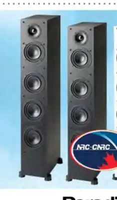 2001 Audio Video SE6000B PARADIGM 3-Way Floorstanding Speakers offer
