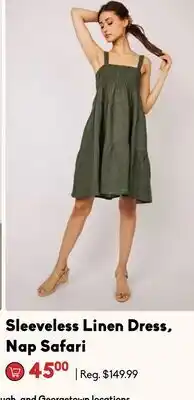 Sheridan Nurseries Sleeveless Linen Dress, Nap Safari offer