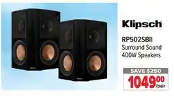 2001 Audio Video RP502SBII Surround Sound 400W Speakers offer