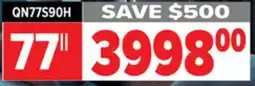 2001 Audio Video QN77S90H 77 4K OLED AI HDR+ GLARE FRE offer