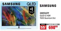 2001 Audio Video QN55Q7F SAMSUNG QLED Q HDR 1500 Quantum Dot 55 offer