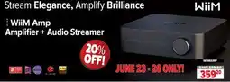 2001 Audio Video WiiM Amp Amplifier + Audio Streamer offer