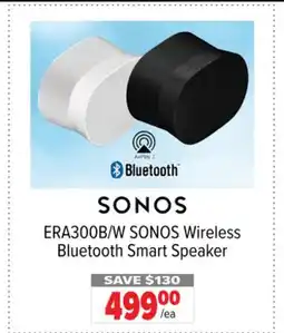 2001 Audio Video ERA300B SONOS Wireless Bluetooth Smart Speaker offer