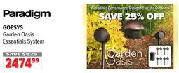 2001 Audio Video GOESYS Paradigm Garden Oasis Essentials System offer