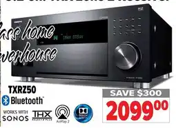 2001 Audio Video TXRZ50 9.21 Ch. THX Zone 2 Receiver offer