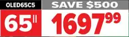 2001 Audio Video OLED65C5 LG 65 OLED evo AI C5 4K Smart TV 2025 offer