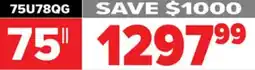 2001 Audio Video 75U78QG HISENSE MINI-LED PRO TV 75 offer