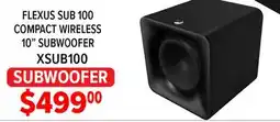 2001 Audio Video KLIPSCH XSUB100 FLEXUS SUB 100 COMPACT WIRELESS 10 SUBWOOFER offer