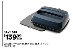Michaels Cricut easyPress Se 30.4 cm x 25.4 cm + Mat offer