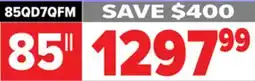 2001 Audio Video 85QD7QFM 85 QLED Mini-LED, 85 offer