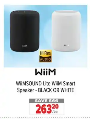 2001 Audio Video WiiMSOUND Lite WiiM Smart Speaker - BLACK OR WHITE offer
