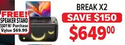 2001 Audio Video BREAK X2 Portable Karaoke Machines offer