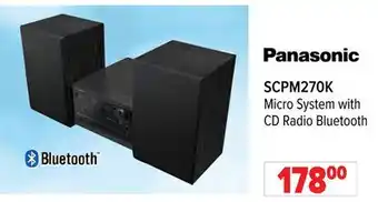 2001 Audio Video SCPM270K Micro System with CD Radio Bluetooth offer