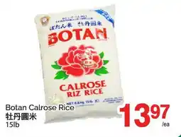 T&T Supermarket BOTAN CALROSE RICE 15lb offer