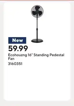 Staples Ecohouzng 16 Standing Pedestal Fan offer