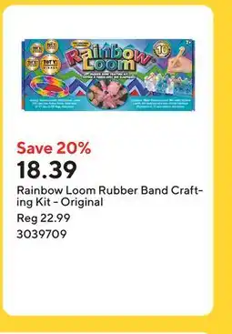 Staples Rainbow Loom Rubber Band Crafting Kit - Original offer