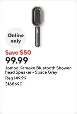 Staples Jomoo Karaoke Bluetooth Showerhead Speaker - Space Grey offer