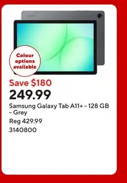 Staples Samsung Galaxy Tab A11+ - 128 GB - Grey offer