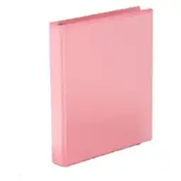 Staples Davis Group - 1 3-Ring Economy View Binder - Round Ring - Blush offer