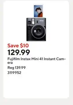 Staples Fujifilm Instax Mini 41 Instant Camera offer
