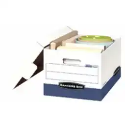 Staples Bankers Box R-Kive Heavy-Duty Storage Boxes offer