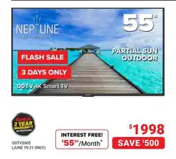 Visions Electronics NEPTUNE ODTV 4K Smart TV 55 offer
