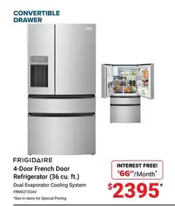 Visions Electronics FRIGIDAIRE 4-Door French Door Refrigerator (36 cu. ft.) offer