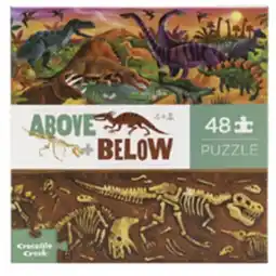 Staples Crocodile Creek 48 pc Above & Below Dinosaur World offer
