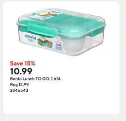 Staples Bento Lunch TO GO offer