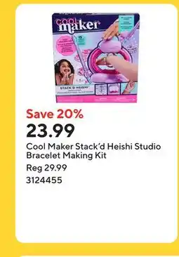 Staples Cool Maker Stack'd Heishi Studio Bracelet Making Kit offer