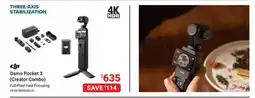 Visions Electronics DJI Osmo Pocket 3 (Creator Combo) offer