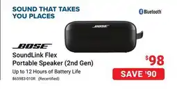 Visions Electronics Bose SoundLink Flex Portable Speaker (2nd Gen) offer