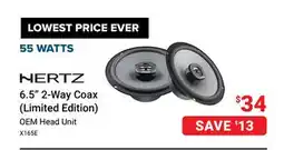 Visions Electronics HERTZ 6.5 2-Way Coax (Limited Edition) offer