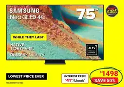 Visions Electronics SAMSUNG Neo QLED 4K offer