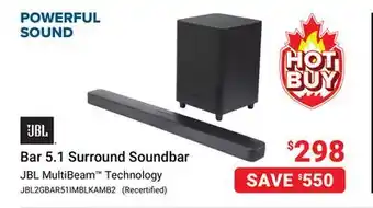 Visions Electronics JBL Bar 5.1 Surround Soundbar offer