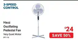 Visions Electronics Hauz Oscillating Pedestal Fan offer