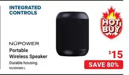 Visions Electronics Nupower Portable Wireless Speaker offer