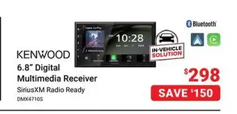 Visions Electronics KENWOOD 6.8 Digital Multimedia Receiver offer