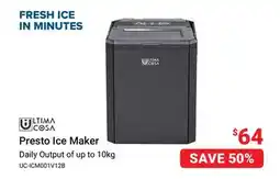 Visions Electronics Ultima Cosa Presto Ice Maker offer