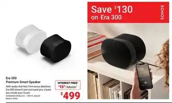 Visions Electronics SONOS Era 300 Premium Smart Speaker offer