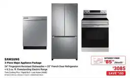 Visions Electronics SAMSUNG 3-Piece Major Appliance Package offer