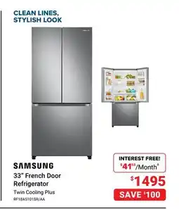 Visions Electronics SAMSUNG 33 French Door Refrigerator offer