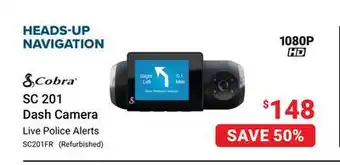 Visions Electronics Cobra SC 201 Dash Camera offer