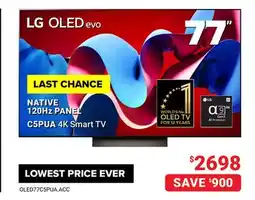 Visions Electronics LG OLED evo offer
