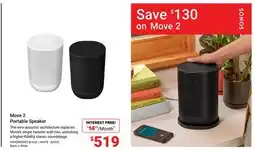 Visions Electronics Move 2 Portable Speaker offer